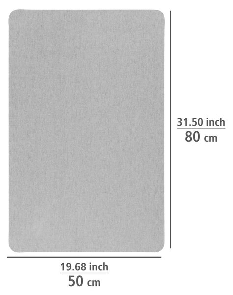 Šedá koupelnová předložka 50x80 cm – Wenko