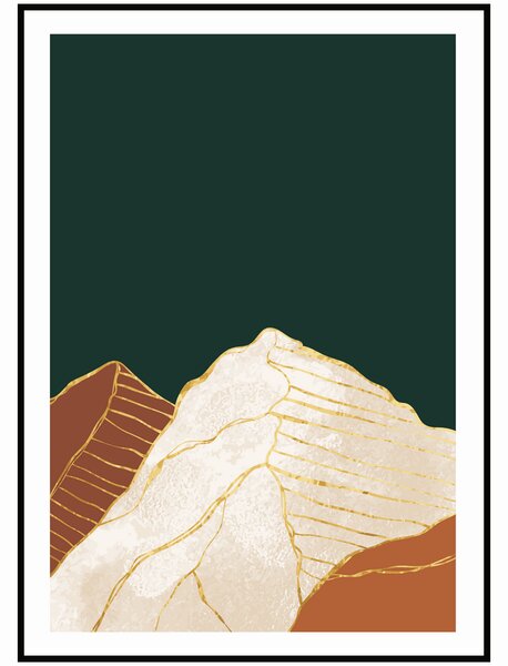 Plakát Zlaté pohoří III Rozměr plakátu: 40 x 50 cm