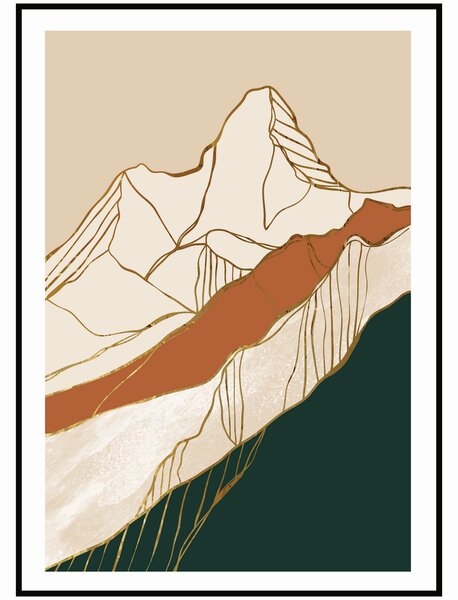 Plakát Zlaté pohoří IV Rozměr plakátu: 30 x 40 cm