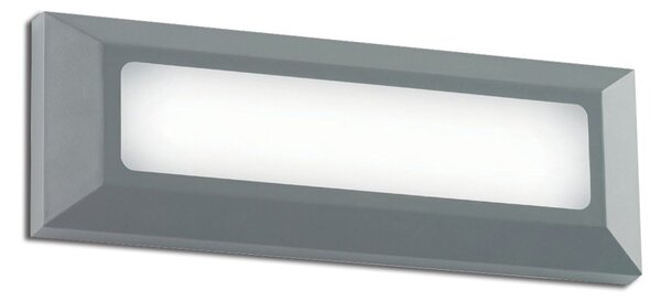 ACA Lighting LED přisazené svítidlo SLIM 3W/230V/3000K/200Lm/110°/IP65/IK08, šedé
