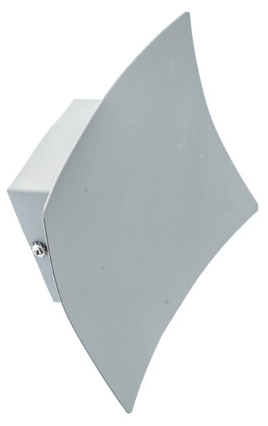 ACA DECOR Venkovní nástěnné LED svítidlo CROSS Grey 4W/230V/3000K/200Lm/38°/IP54/šedé