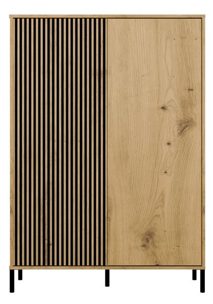 TP Living Vitrína KAMARO 2DD 103,5 cm dub artisan