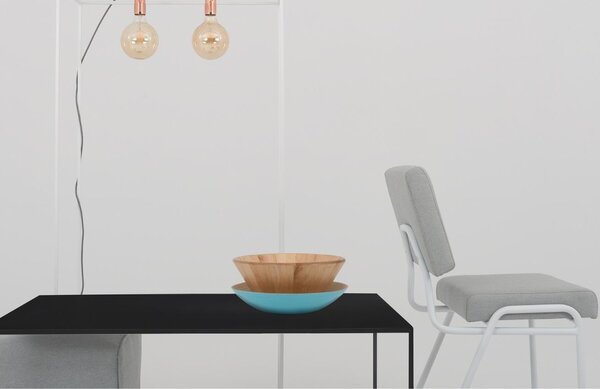 Nordic Design Černý kovový konferenční stolek Moreno 100 x 60 cm