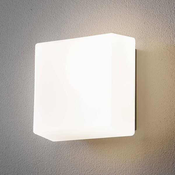 BEGA modul 66658K3 LED nástěnné světlo, 21x21 cm, stmívatelný, Bílá / opál, Hliník
