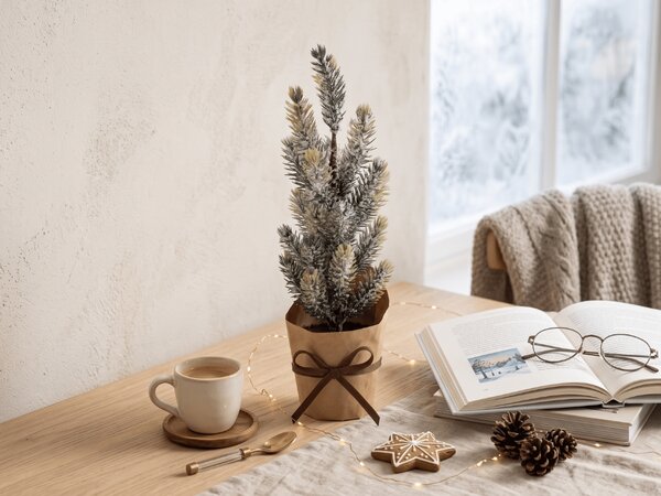 Dekorační vánoční stromeček FROSTY TREE v květináči 22 cm
