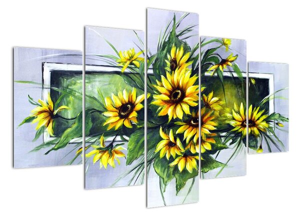 Obraz květin (150x105cm)