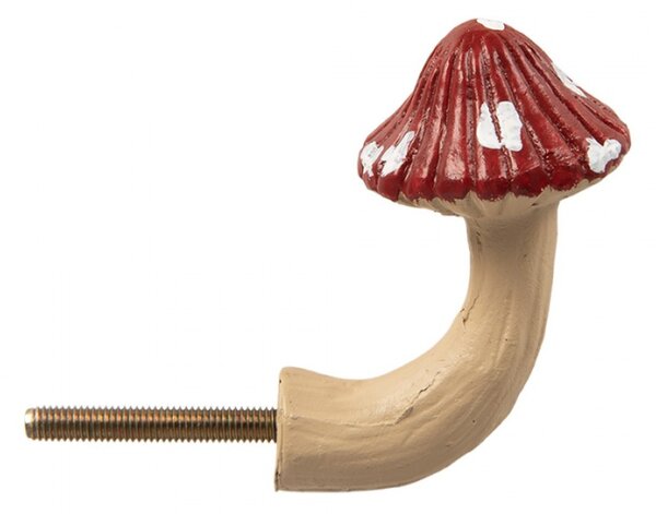 Červená plastová úchytka – 3x4x6 cm