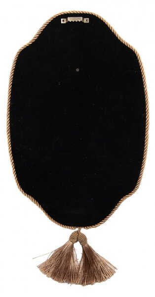 Růžové plastové zrcadlo – 21x3x32 cm