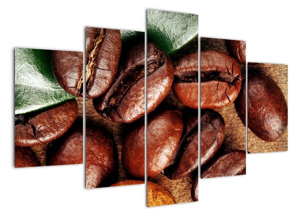 Kávová zrna, obrazy (150x105cm)