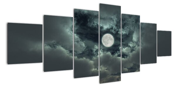 Obraz měsíce a mraků (210x100cm)