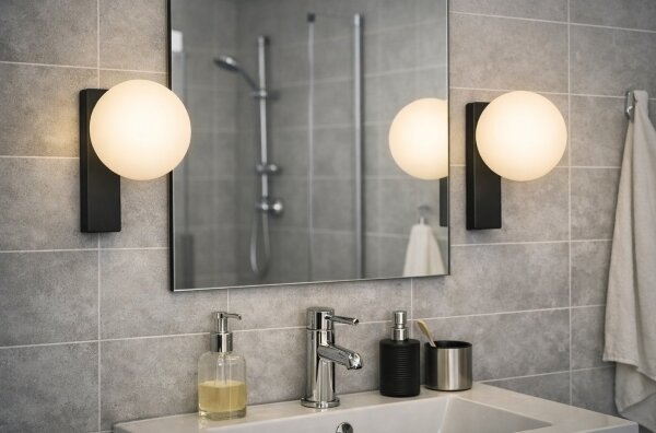 Open Design OR85556 - Koupel. nástěnné svítidlo BOLETTA 1xG9/8W/230V IP44 černá