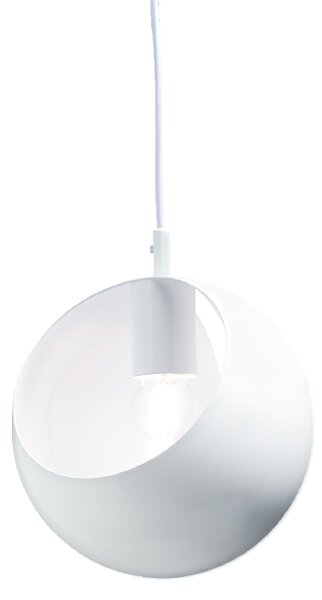 ACA DECOR Závěsné svítidlo Kyklop White Ø 20 cm
