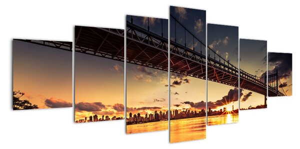 Moderní obraz mostu (210x100cm)