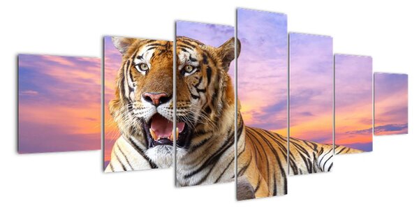 Obraz ležícího tygra (210x100cm)