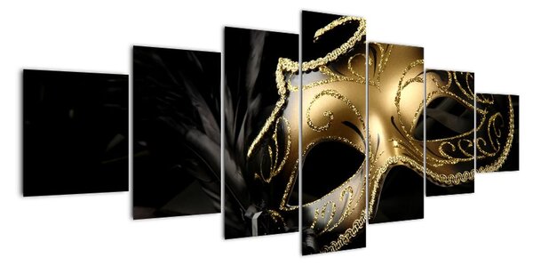 Karnevalová maska - moderní obraz (210x100cm)