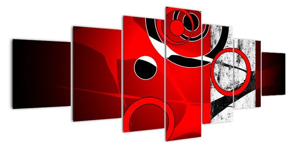 Moderní abstraktní obraz (210x100cm)
