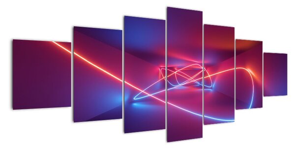 Abstraktní obraz na stěnu (210x100cm)