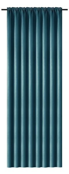Modrozelený závěs OXFORD 140x250 cm Zavěšení: Řasící páska