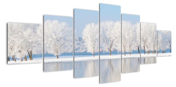 Obraz - zimní příroda (210x100cm)
