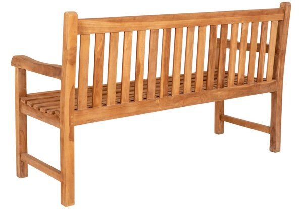 Nordic Living Teaková zahradní lavice Cambio 150 cm