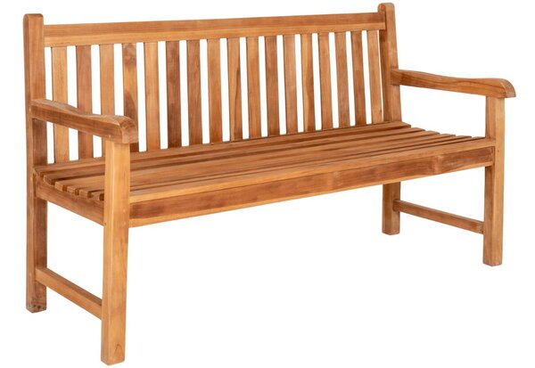 Nordic Living Teaková zahradní lavice Cambio 150 cm