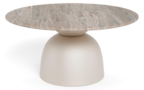 KONFERENČNÍ STOLEK, šedá, kov, kámen, 80/80/42 cm MID.YOU - Konferenční stolky, Online Only