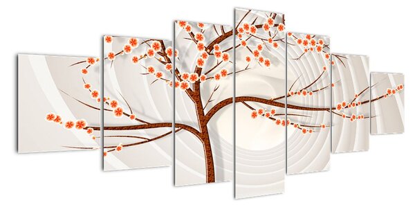 Moderní obraz stromu (210x100cm)