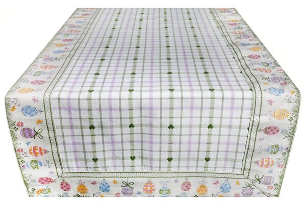 Veľkonočný behúň na stôl Vajíčka 45x150 cm Barva Vícebarevná Rozměry 45x150 cm