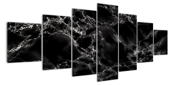 Černobílý mramor - obraz (210x100cm)