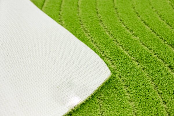 Koupelnový kobereček Sara Green světle zelený, vlny