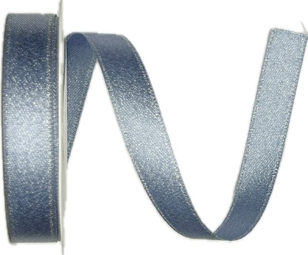 Stuha taftová STARDUST LIGHT BLUE modrá 25mm x 2m (11,-Kč/m)