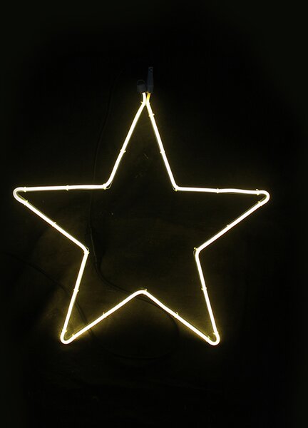 ACA DECOR Neonová Hvězda do okna 12W, žlutá barva, IP44