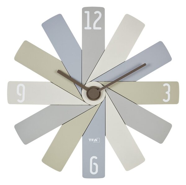 TFA 60.3020.30 - Designové nástěnné hodiny CLOCK IN THE BOX - vícebarevné