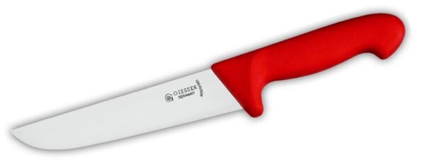 Giesser Messer, Nůž řeznický 24 cm, červená