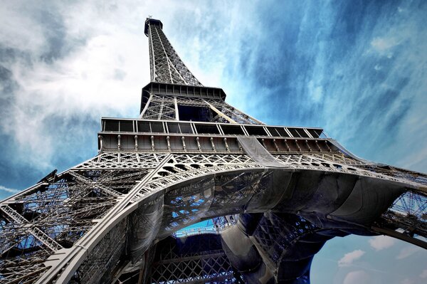 Fototapeta Eiffel Tower vlies 104 x 70,5 cm