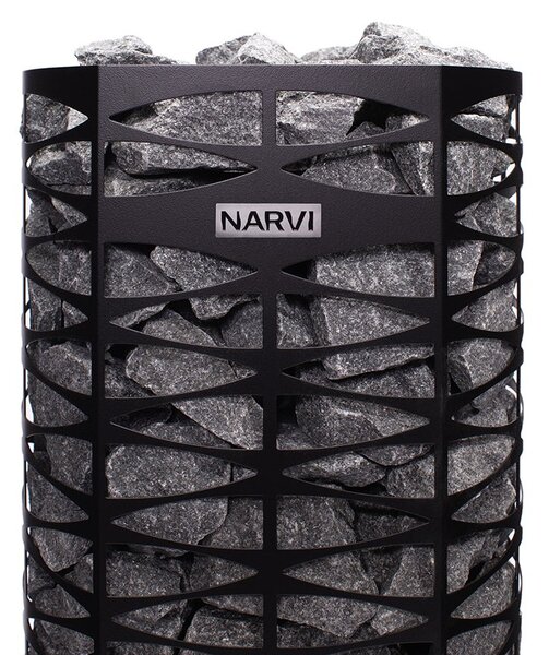 Narvi Saana Flow WiFi 9,0 kW – elektrická saunová kamna black