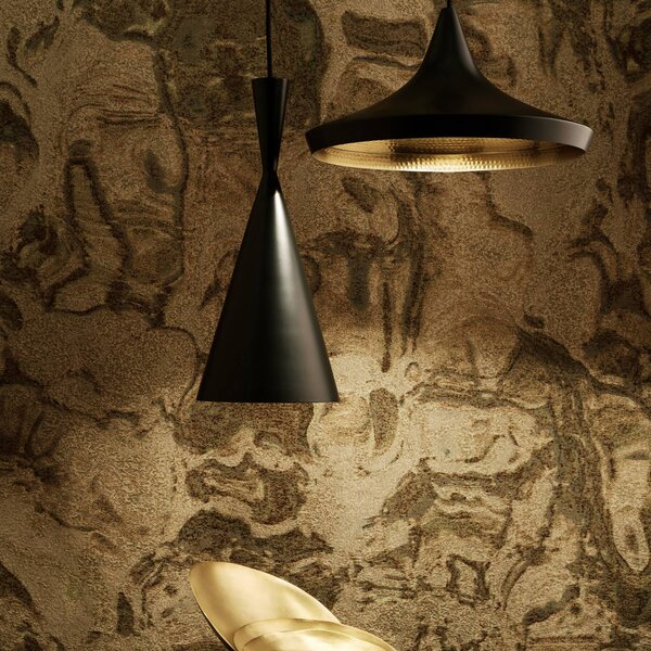 Tom Dixon Beat Tall LED závěsné světlo, černá, stmívatelný, Černá, Obývací pokoj / jídelna, Mosaz, Design