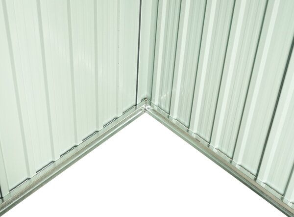 Zahradní domek s dřevníkem BestBerg ZDD-6A / 6 m² / 322 x 196 x 196 cm / šedá