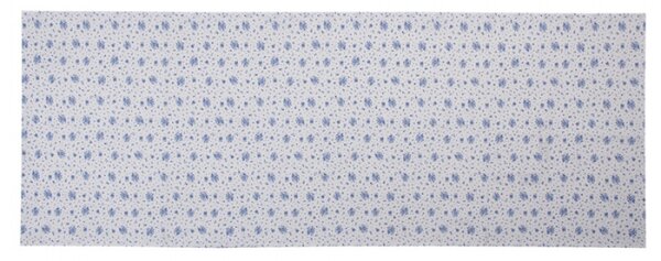 Bavlněný běhoun se vzorem modré růže Blue Rose Blooming – 50x140 cm