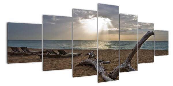 Pláž - obraz (210x100cm)