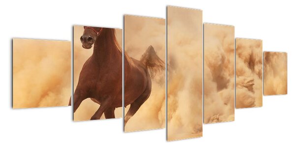 Cválající kůň - obraz (210x100cm)