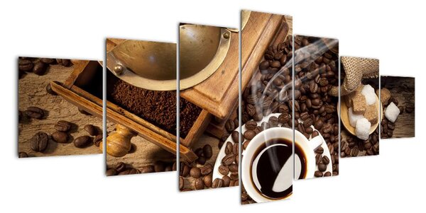 Kávová zrna - obraz (210x100cm)
