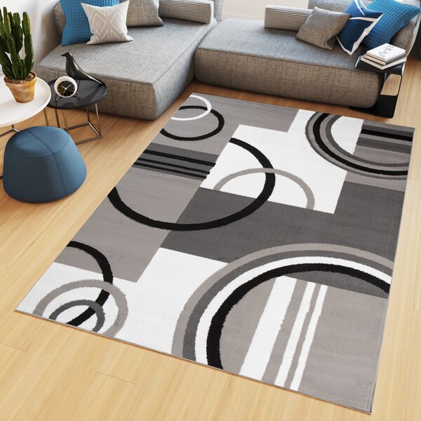 Makro Abra Kusový koberec moderní MAYA Z897F šedý Rozměr: 80x150 cm