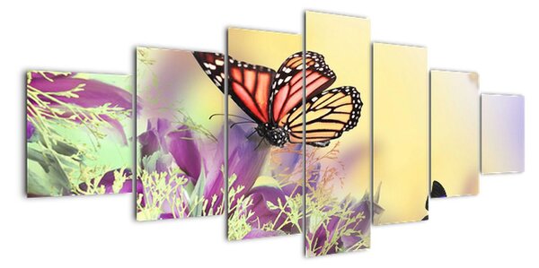 Motýli - obraz (210x100cm)