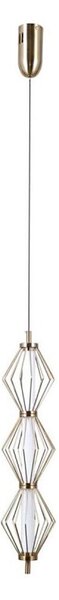 ITALUX PND-34403-3V-HBR - LED Lustr na lanku SEVILLA LED/15W/230V 3000K zlatá
