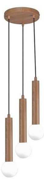 ITALUX PND-33574-3-WD - Lustr na lanku FILANO 3xG9/5W/230V hnědá