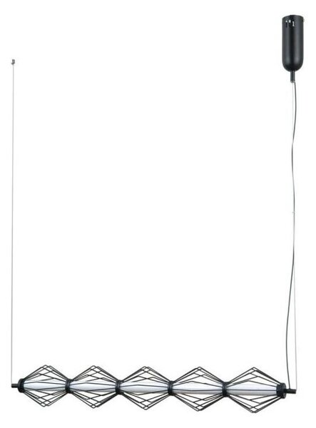 ITALUX PND-34403-5-BK - LED Lustr na lanku SEVILLA LED/25W/230V 3000K černá