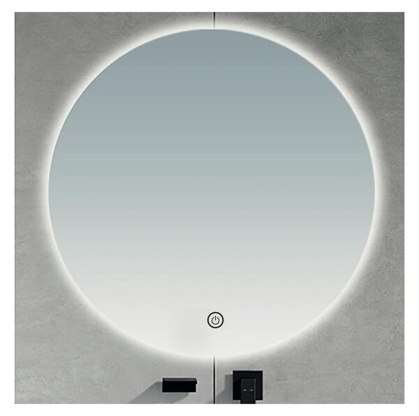 Brilagi - LED Koup. zrcadlo LUNA LED/26W/230V pr. 80 cm IP44 CRI 90 stmív. + CCT
