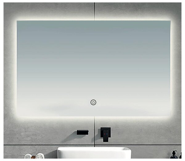 Brilagi - LED Koup. zrcadlo LUCE LED/28W/230V 60x80 cm IP44 CRI 90 stmív. + CCT