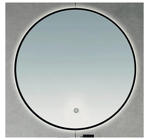 Brilagi - LED Koup. zrcadlo VENA BLACK LED/32W/230V 100 cm IP44 CRI 90 stmív+CCT